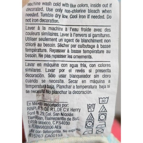 Champion Abstract Blue Camouflage AOP Logo Crewneck Short Sleeve T Shirt Size M - Picture 9 of 10